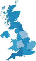 Map of the UK