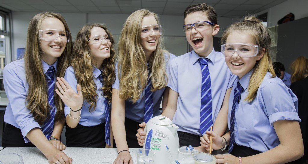 Students at Brine Leas School